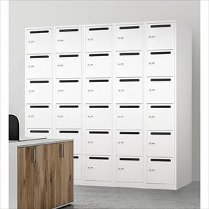 パーソナルダイヤル錠ロッカー 上・下置き兼用 2列2段4人用