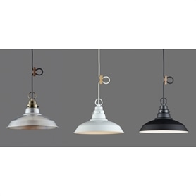 レトロペンダントライト(配線ダクト用) 〆付けブラックガードアルミP5S