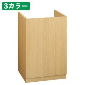 3方枠型レジカウンター台 ラスティック柄 幅60cm ［ストエキ