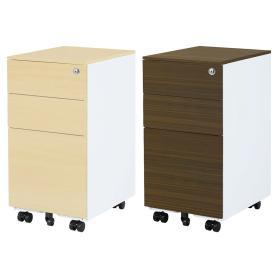 インサイドワゴン両開き シリンダー鍵付き(ワゴンNKシリーズ) ホワイト