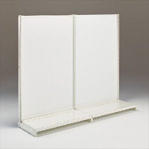 KLボード片面 幅60cm 連結ホワイト(幅60×奥行40×高さ120cm): 店舗什器