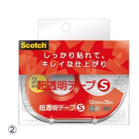 10巻】スコッチ 超透明テープS 35m巻 12mm幅x35m巻 【通販】ストア
