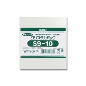 100枚】HEIKO クリスタルパック 10×21cm OPP透明袋 S10-21: 袋