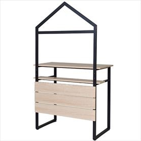 木製二段マガジンラック アールエフヤマカワ 木製マガジンラック2 ハイタイプ ナチュラル