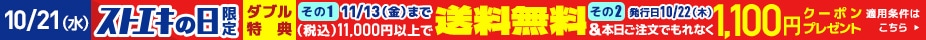 11,000円以上送料無料＆1100円クーポン