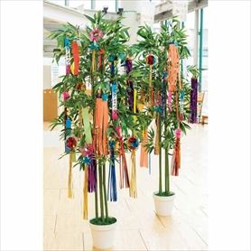 七夕笹飾り(人工観葉植物)