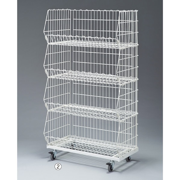 多段バスケット什器