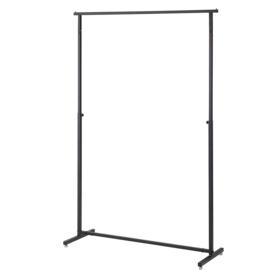 オーバーハングタイプ ハンガーラック 幅120cm 角パイプ〔ストエキオリジナル〕