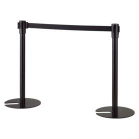 ベルトパーテーション スタッキングタイプ ブラック〔ストエキオリジナル〕